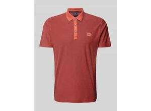 4066718313241 - Poloshirt mit Label-Stitching