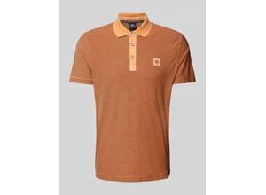 4066718313562 - Poloshirt mit Label-Stitching