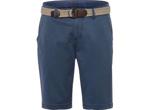 4066718315856 - LERROS Bermuda Denim Flechtgürtel für Herren blau 33