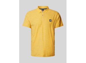 4066718357887 - Regular Fit Poloshirt mit Label-Badge