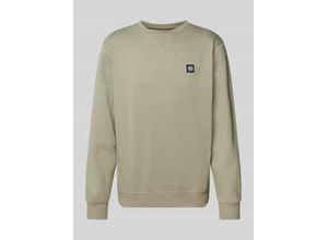 4066718399672 - Sweatshirt mit Label-Stitching