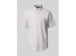 4066718456627 - Regular Fit Freizeithemd aus Baumwoll-Leinen-Mix