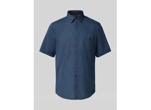 4066718456825 - Regular Fit Freizeithemd aus Baumwoll-Leinen-Mix
