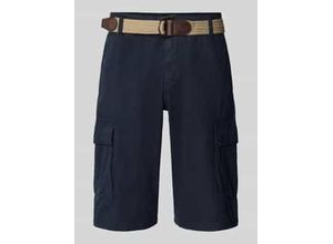 4066718457525 - Regular Fit Cargoshorts mit Gürtel