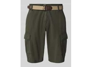4066718457679 - Regular Fit Cargoshorts mit Gürtel