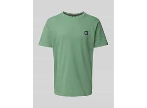 4066718463182 - T-Shirt mit Strukturmuster und Rundhalsausschnitt 4066718463182 - T-Shirt mit Strukturmuster und Rundhalsausschnitt