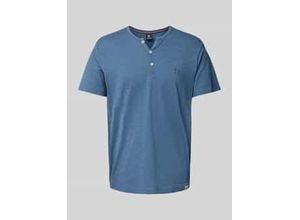 4066718490133 - T-Shirt mit Serafino-Ausschnitt