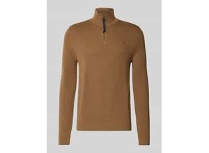 4066718568108 - Strickpullover mit Troyer-Kragen