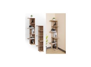 4066731028481 - Bücherregal Standregal Eckregal Tera SON 6 Etagen Wandregal Nischenregal 4066731028481 - Bücherregal Standregal Eckregal Tera SON 6 Etagen Wandregal Nischenregal