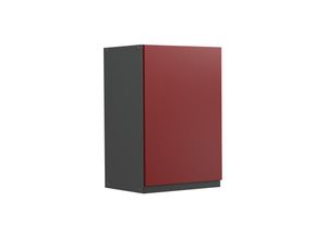 4066731229246 - Hängeschrank Küchenschrank Küchenmöbel R-Line J-Shape Anthrazit Rot 40 cm modern 4066731229246 - Hängeschrank Küchenschrank Küchenmöbel R-Line J-Shape Anthrazit Rot 40 cm modern