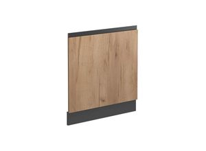 4066731229505 - Geschirrspülerblende Küchenschrank Küchenmöbel R-Line J-Shape Anthrazit Eiche 60 cm modern