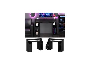 4066731276424 - Oskar-Store Gamingtisch Tails 123 x 905 cm Schwarz Schreibtisch Computertisch 4066731276424 - Oskar-Store Gamingtisch Tails 123 x 905 cm Schwarz Schreibtisch Computertisch