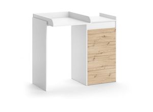 4066731326396 - Waschmaschinenschrank Alf Weiß 116 x 98 cm mit 4 Schubladen Vicco