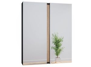 4066731343409 - Bad Spiegelschrank Gloria Anthrazit 704 x 84 cm mit 2 Türen Vicco