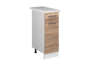 4066731367603 - Unterschrank R-Line Sonoma 30 cm mit Schublade mit Arbeitsplatte Vicco