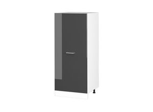 4066731368822 - Hochschrank R-Line Anthrazit Hochglanz 60 cm mit großer Tür Vicco