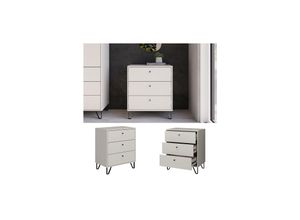 4066731381081 - Sideboard Aldo Cashmere 64 x 40 cm Kommode 3 Schubladen