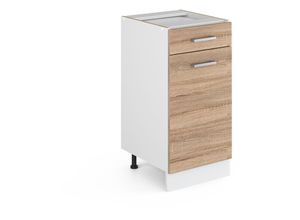 4066731389452 - Küchenunterschrank R-Line Sonoma 40 cm  ap Eiche Vicco