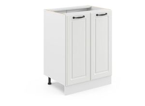 4066731390052 - Küchenunterschrank R-Line Weiß Landhaus 60 cm  AP Marmor Vicco