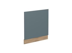 4066731393831 - Frontblende R-Line Blau-Grau 60 cm  ap Marmor Vicco