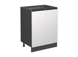 4066731394791 - Küchenunterschrank R-Line Weiß 60 cm  ap Eiche Vicco