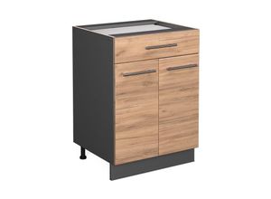 4066731395279 - Küchenunterschrank Fame-Line Goldkraft Eiche 60 cm mit Schublade ap Eiche Vicco