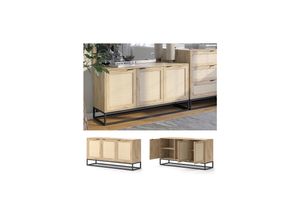 4066731401376 - Sideboard Natal Braun 140 x 725 cm mit 3 Türen Vicco