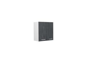 4066731403486 - Livinity Hängeschrank R-Line Schwarz Beton Weiß 60 cm