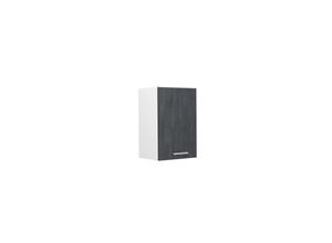 4066731405275 - Livinity Hängeschrank R-Line Schwarz Beton Weiß 40 cm