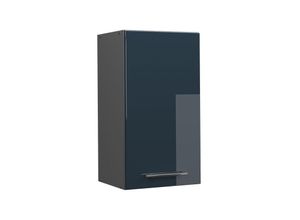 4066731406609 - Hängeschrank Fame-Line Anthrazit Dunkelblau Hochglanz 40 cm