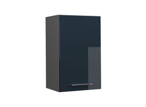 4066731406616 - Hängeschrank Fame-Line Anthrazit Dunkelblau Hochglanz 45 cm