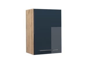 4066731407125 - Hängeschrank Fame-Line Dunkelblau Hochglanz 50 cm Vicco