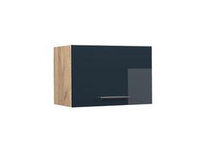 4066731407149 - Hängeschrank Fame-Line Dunkelblau Hochglanz 60 cm Flach Vicco