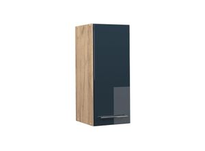 4066731407187 - Hängeschrank Fame-Line Dunkelblau Hochglanz 30 cm Vicco