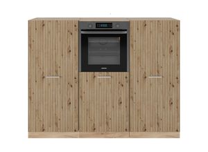 4066731407590 - Küchenblock R-Line Artisan-Eiche Goldkraft Eiche 180 cm ohne Arbeitsplatte Vicco 4066731407590 - Küchenblock R-Line Artisan-Eiche Goldkraft Eiche 180 cm ohne Arbeitsplatte Vicco