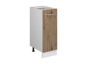 4066731410200 - Apothekerschrank R-Line Artisan-Eiche 30 cm  ap Anthrazit Vicco