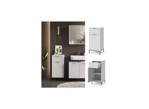 4066731444816 - Midischrank Eliza Weiß 40 x 87 cm mit Tür und Schublade