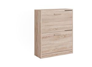 4066731446506 - Schuhschrank Gizmo Sonoma 59 x 725 cm 2 Fächern Vicco