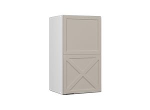 4066731451562 - Hängeschrank Fame-Line Weiß Grau-Beige gerahmt 40 cm