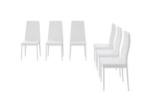 4066731466924 - - Esszimmerstuhl Grand Weiß 425 x 48 cm 6er Set