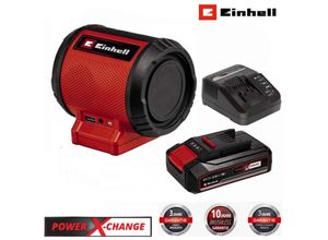 4066738034744 - Lautsprecher tc-sr 18 Li bt Akku 25 Ah Ladegerät Bluetooth aux- usb- - Einhell