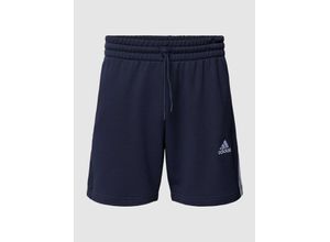 4066745409566 - Sweatshorts mit Label-Stitching