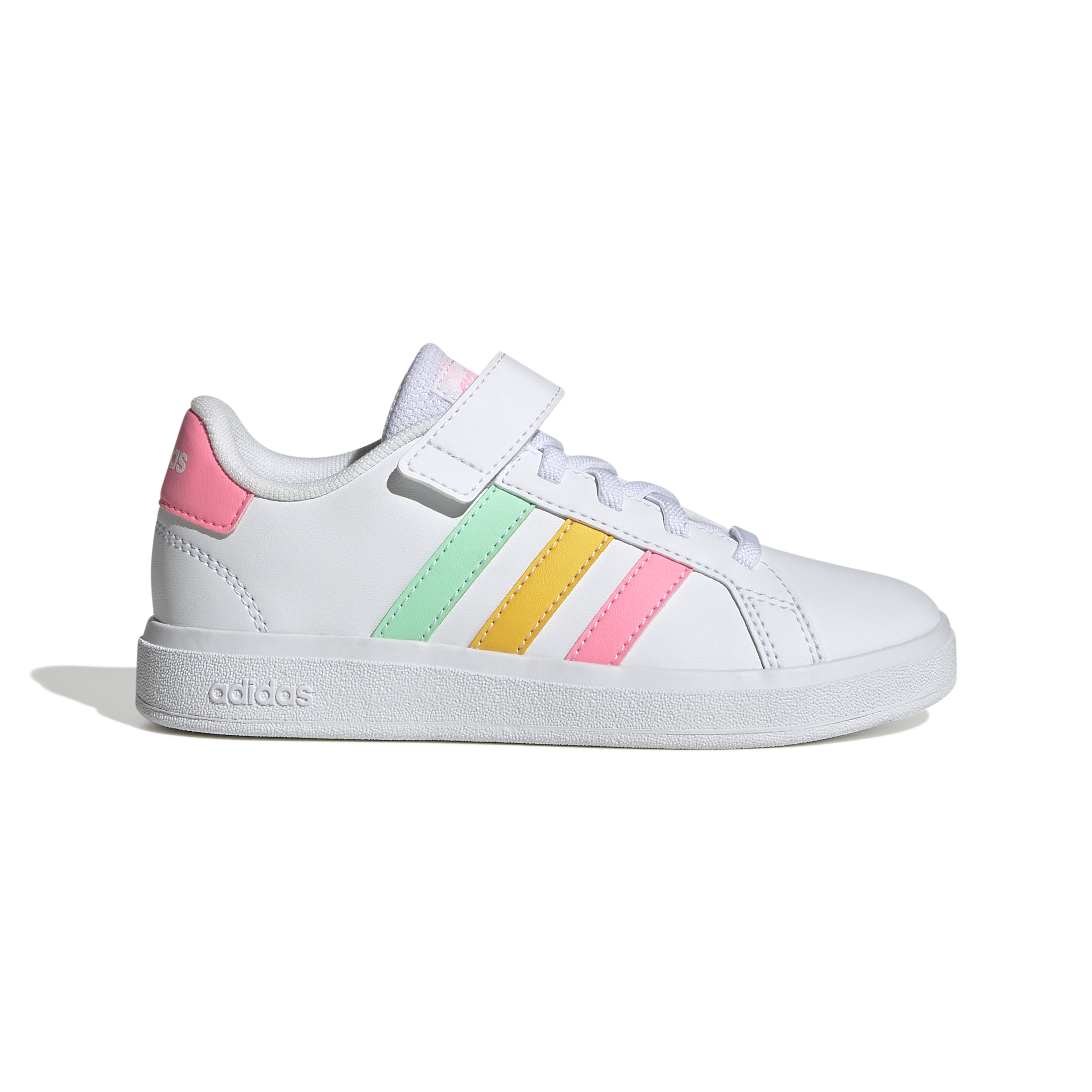 4066746139554 - Sneakers mit elastischen Schnürsenkeln und oberem Riemen Kind adidas Grand Court