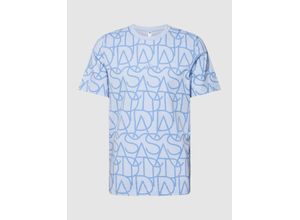 4066752200491 - T-Shirt aus Baumwolle mit Allover-Print