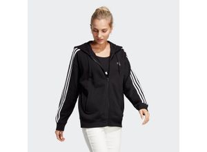 4066752385709 - Große Größen Kapuzensweatshirt schwarz-weiß GrM