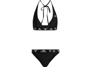 4066752886305 - adidas Neckholder-Bikini Logo-Details für Damen schwarz L