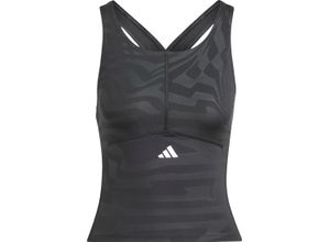 4066757703041 - adidas Sporttop Kompressionspassform breite Träger für Damen schwarz XL