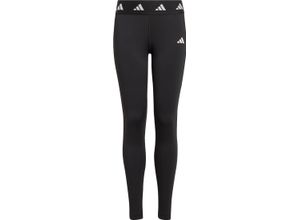 4066761558545 - adidas Leggings Kompressionspassform feuchtigkeitsregulierend für Kinder schwarz 140