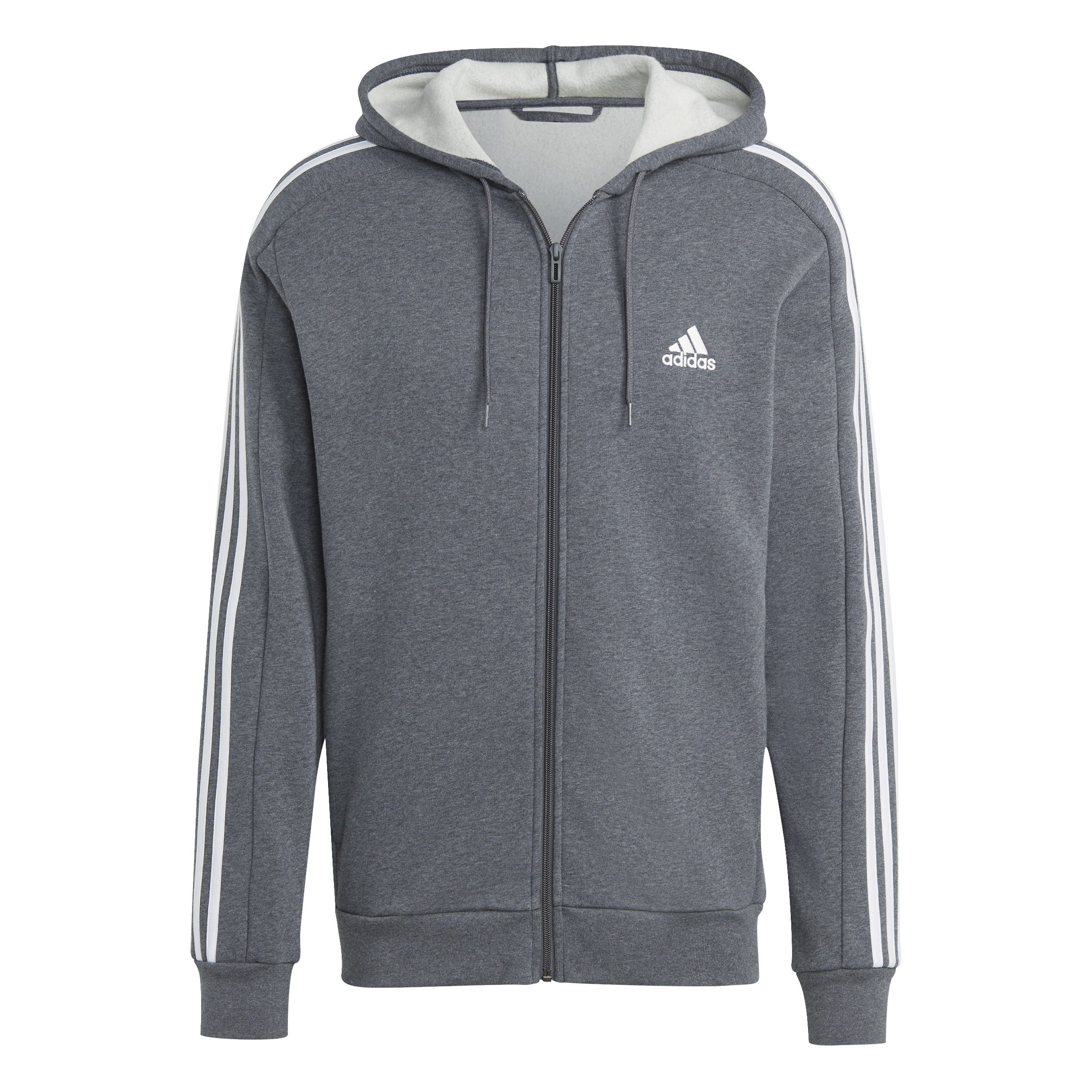 4066761772101 - Full Zip Hoodie aus Molton adidas Essentials 3-Stripes