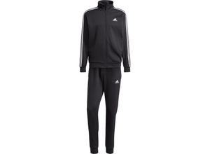 4066761961840 - adidas BASIC 3-STREIFEN Trainingsanzug Herren in black